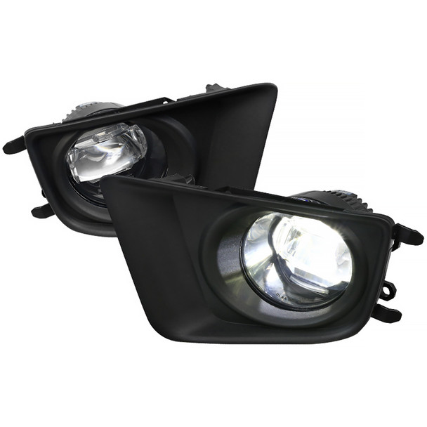 2012-2015 Toyota Tacoma SMD LED Projector Fog Lights Kit (Chrome Housing/Clear Lens0