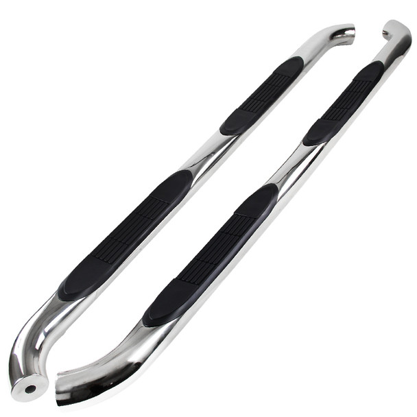 2015-2021 Chevrolet Colorado/GMC Canyon Extended Cab 3" Chome Stainless Steel Side Step Nerf Bars