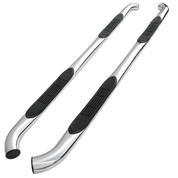 2007-2021 Toyota Tundra Double Cab/CrewMax Chrome Stainless Steel Side Step Nerf Bars