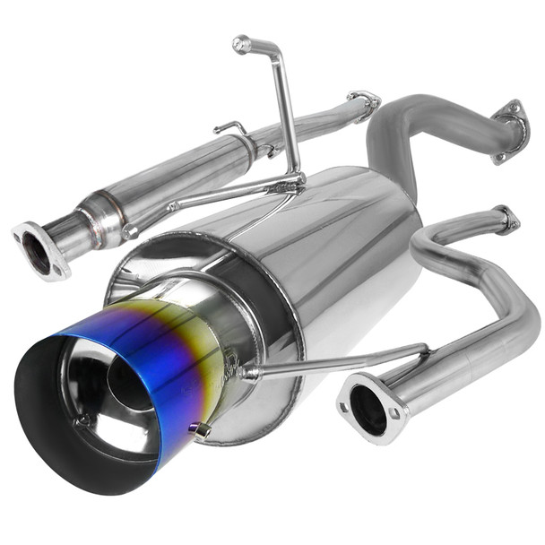 1992-2000 Honda Civic T-304 Stainless Steel N1 Style Catback Exhaust System w/ Burnt Tip