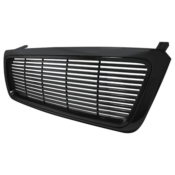 2004-2008 Ford F-150 Black ABS Billet Style Grille