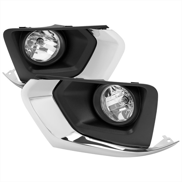 2018-2021 Chevrolet Traverse Fog Lights Kit (Chrome Housing/Clear Lens)