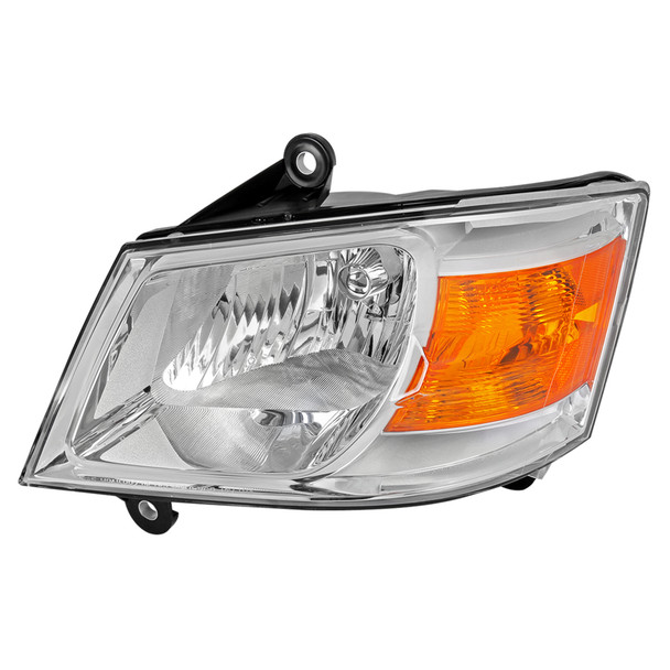 2008-2010 Dodge Grand Caravan Clear Lens Factory Style Crystal Headlight - Driver Side Only