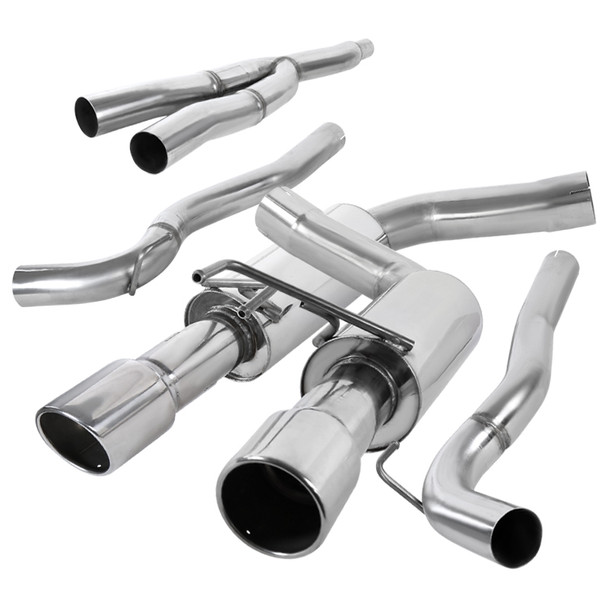2015-2021 Ford Mustang 2.3L EcoBoost Stainless Steel Dual Catback Exhaust System