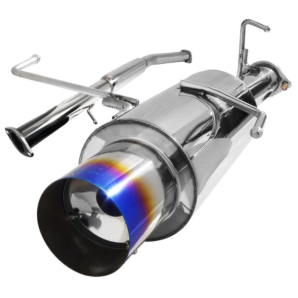 1995-1998 Nissan 240SX S14 N1 Style Catback Exhaust System w/ Burnt Tip