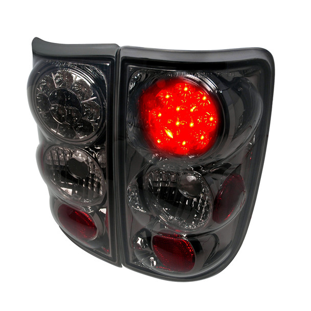 1995-2004 Chevrolet Blazer/S10 GMC Jimmy/Envoy Oldmosbile Bravada LED Tail Lights (Chrome Housing/Smoked Lens)