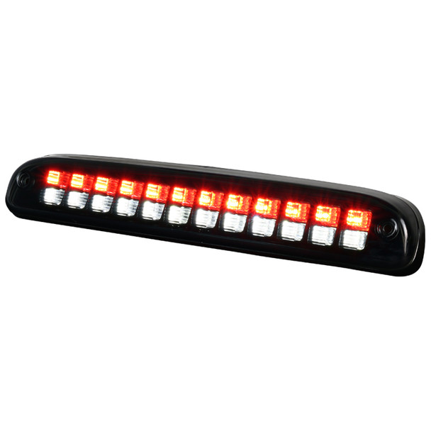 1993-2016 Ford F-250/F-350/F-450/F-550/Ranger Mazda B Series Pickup LED 3rd Brake Tail Light - CY (Black Housing/Smoked Lens)