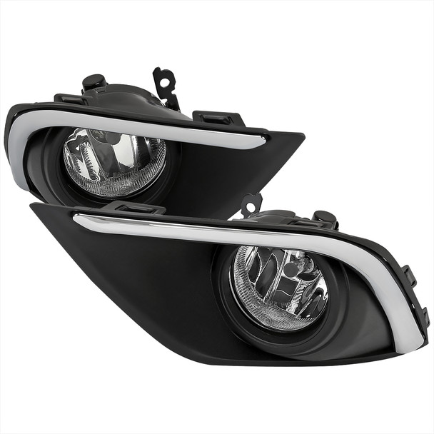 2016-2020 Mitsubishi Outlander H16 Fog Lights Kit (Chrome Housing/Clear Lens)