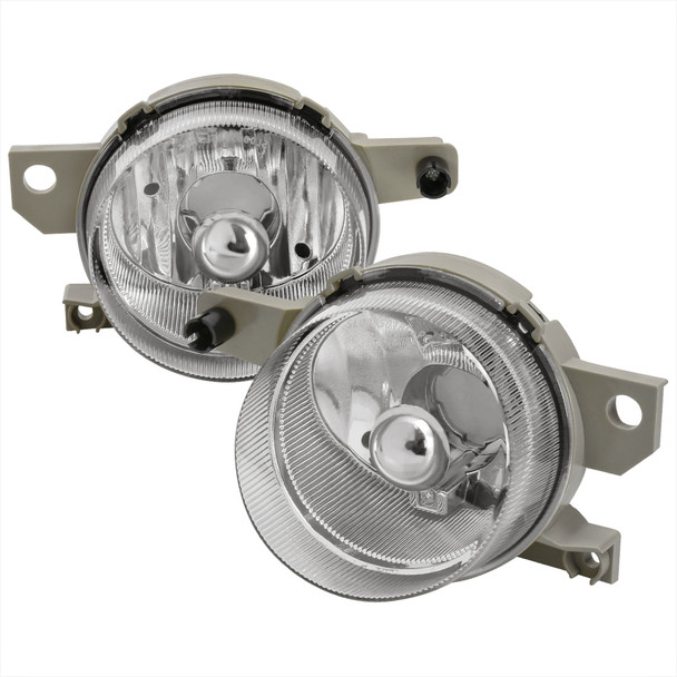 1993-1997 Honda Civic Del Sol Fog Lights (Chrome Housing/Clear Lens)