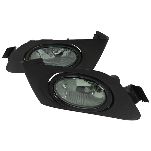 2001-2003 Honda Civic Coupe/Sedan H11 Fog Lights Kit (Chrome Housing/Smoked Lens)