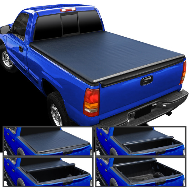 1999-2006 Chevy Silverado GMC Sierra 6.5FT Bed Roll Up Vinyl Tonneau Cover