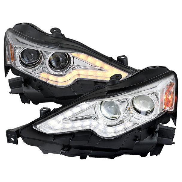 2014-2016 Lexus IS250 IS350 Full LED Project healight (Chrom Housing / Clear lens)