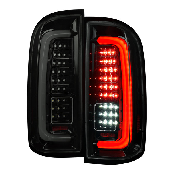2015-2022 Chevrolet Colorado GMC Canyon Full LED Sequential Tail Lights (Glossy Black Housing / Smoked Lens)