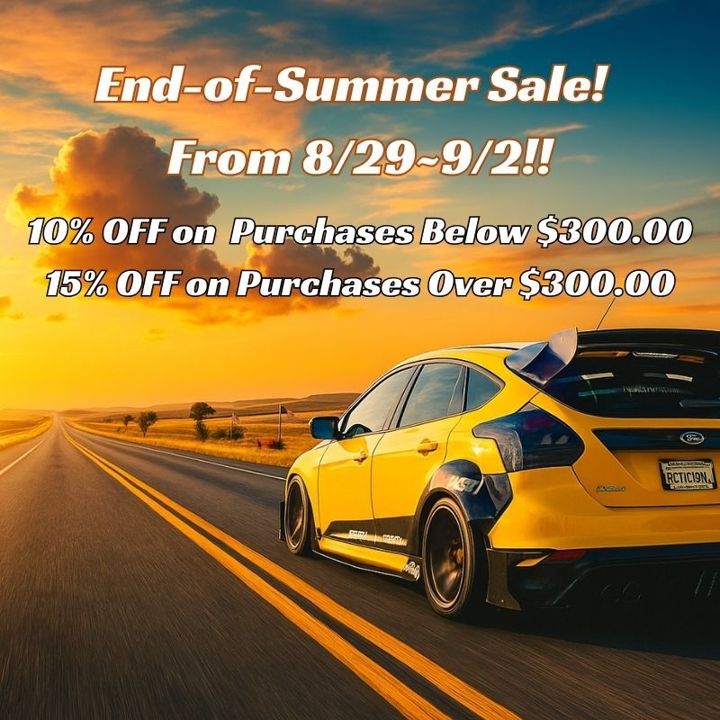 End of Summer Sale: 8/29–9/2