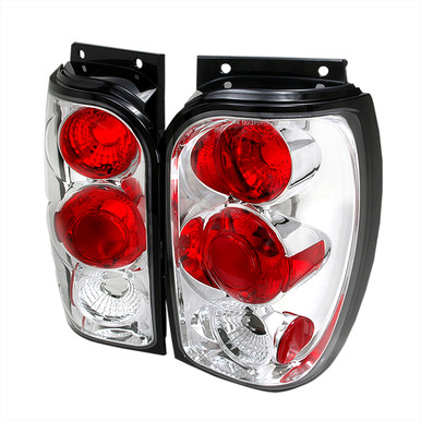 Evan-Fischer Left Tail Light For 1991-1994 Ford Explorer – Halogen, Clear & Red Lens (Replaces F3TZ13405B)