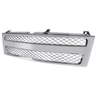 1999-2002 Chevrolet Silverado Chrome ABS V2 Honeycomb Mesh Grille - K2 ...