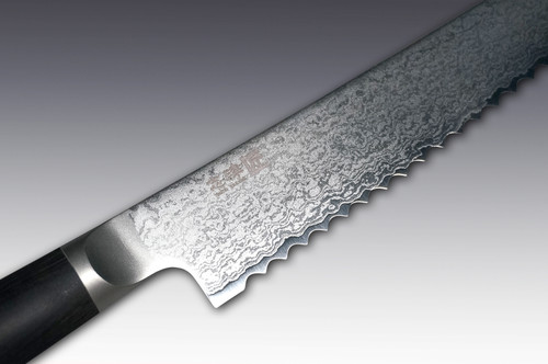 Shikisai MIYAKO 33 Layer Damascus (AUS8)  Bread Slicer 240mm