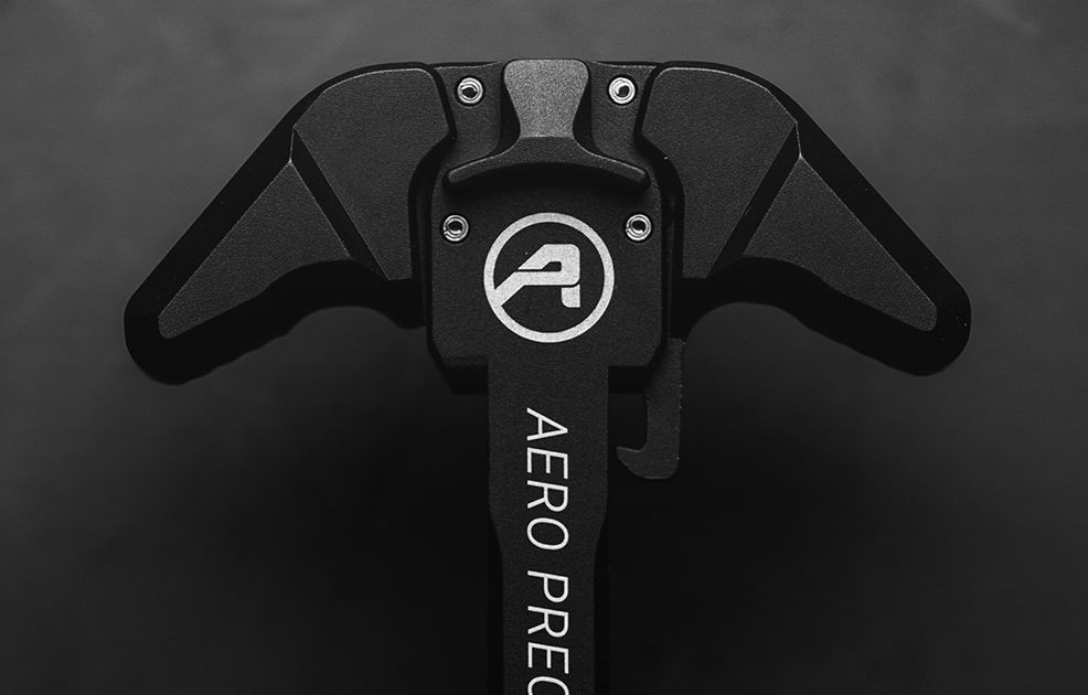 Aero Precision AR15 BREACH Ambi Charging Handle w/ Large Lever - Black