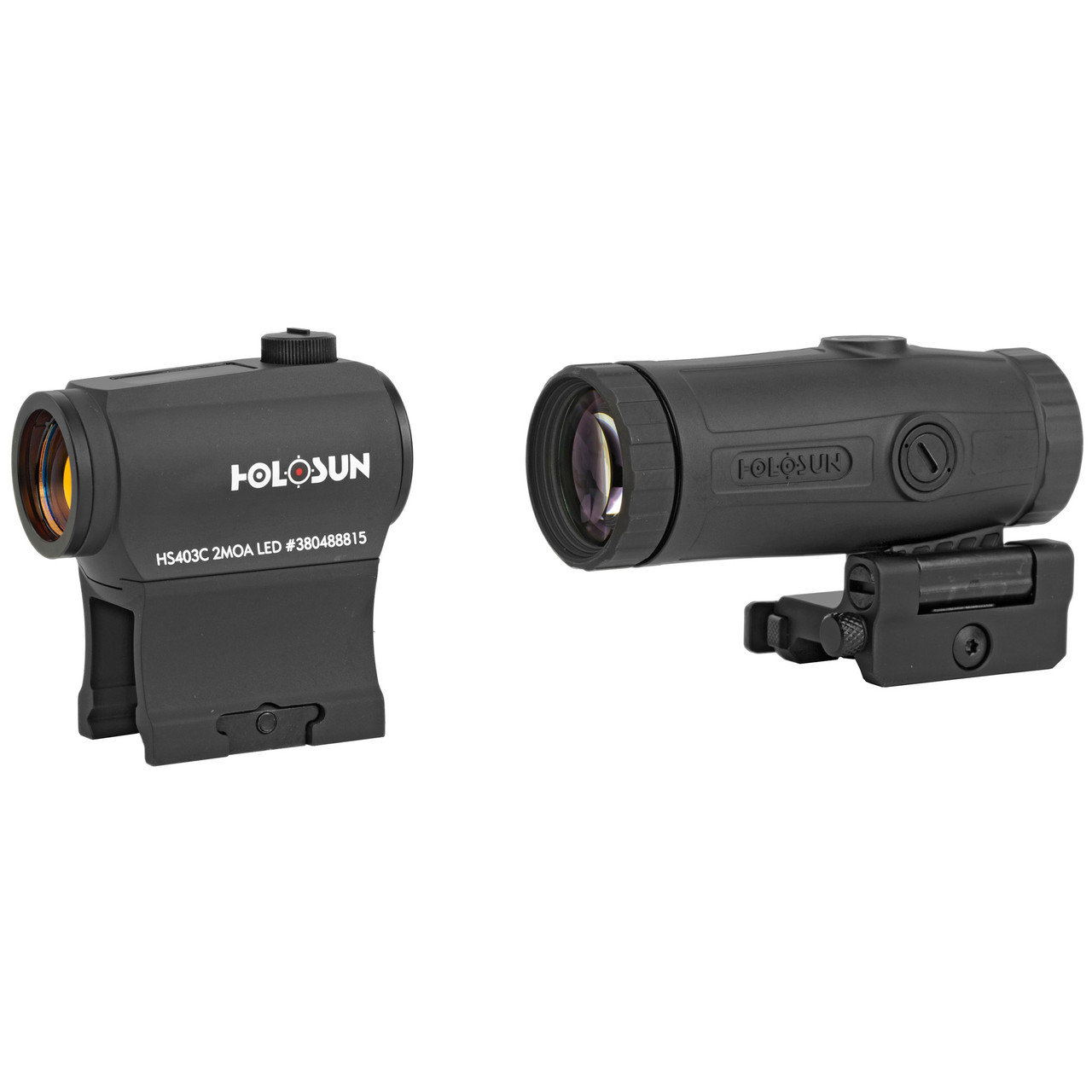 Holosun HS403C Micro Red Dot and HM3X Magnifier (3x) Combo Pack