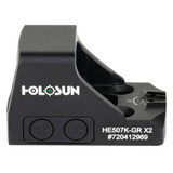 Holosun HE507K X2 *GREEN* Pistol Red Dot Sight - 2 MOA / 32 MOA (507k)