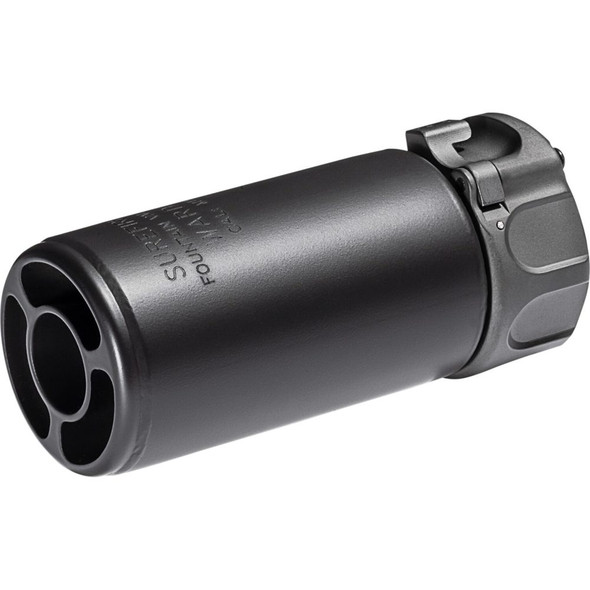 SureFire 5.56/7.62 Warden Fast Attach (QD) Blast Regulator - Dark