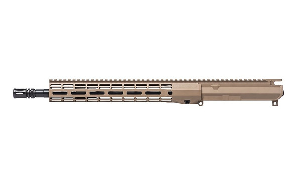 Aero Precision M4E1 Threaded Complete Upper, 14.5" 5.56 Mid Barrel,  ATLAS R-ONE 12" M-LOK HG - FDE