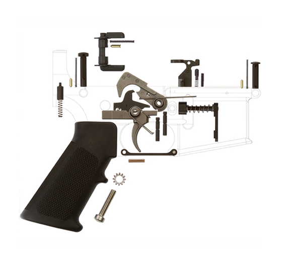 Schmid Tool AR-15 Full Lower Parts Kit w/ Match 1-Stage FCG, Ambi Safety and Grip