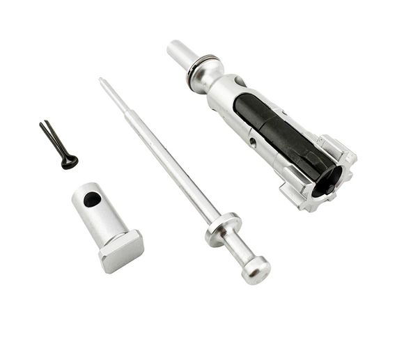 Microbest AR15 5.56 C158 MPI Bolt Parts Kit, Chrome w/Phosphate Extractor Solo