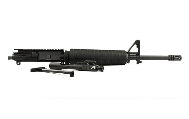 Aero Precision AR15 Complete Upper, 16" 5.56 Mid-Length Barrel w/ Pinned FSB, M4 Handguard (Includes BCG & CH)