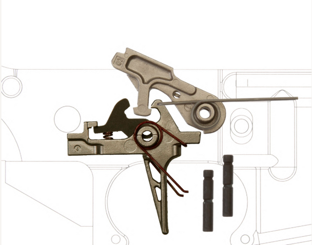 Schmid Tool 2-Stage Nickel Boron Match Trigger (Curved or Flat)