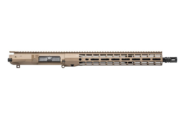 Aero Precision M5 Complete Upper, 16" .308 Mid Barrel, ATLAS R-ONE 15" M-LOK HG - FDE