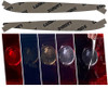 Mercedes EQE SUV (2023+  ) Rear Marker Covers