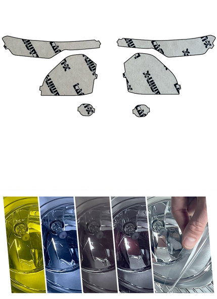 Ford Transit Courier  (2023+)  Headlight Covers Ford Transit Courier  (2023+)  Headlight Covers