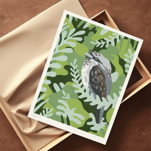 Tawny Frogmouth Art Print by Outer Island