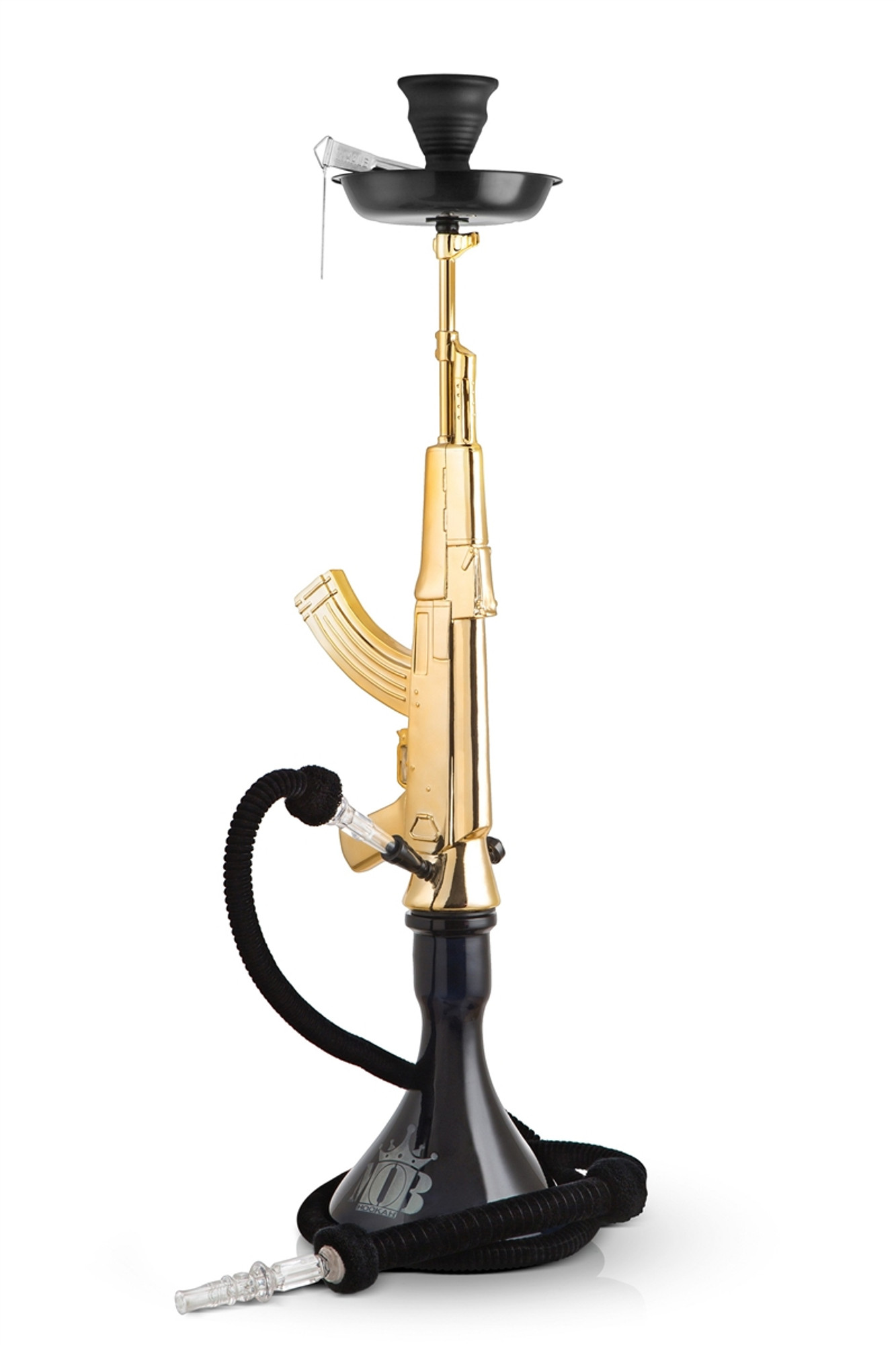 AK47 Hookah Gold MOB Hookahs Shishafreak ak47-hookah-gold-mob-hookahs-shishafreak
