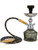 MYA QT mini hookah w/h Chrome wire basket - 14"