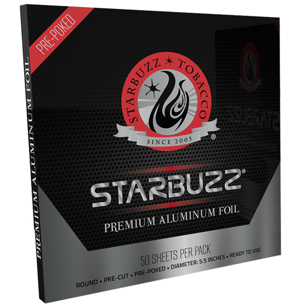 STARBUZZ Pre-Poked Pre-Cut PREMIUM Aluminum Foil