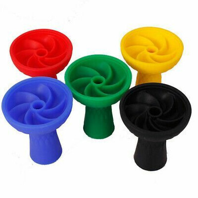 Spiral All Silicon Hookah Head