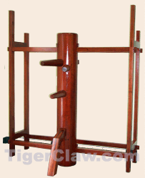 Wing Chun Wooden Dummy(Mook Joong) with Stand LLC