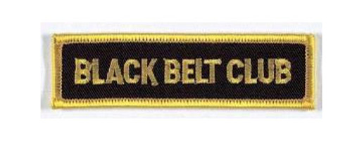 Patch BLACK BELT CLUB