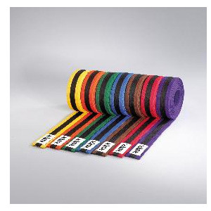 Colored Belts with black stripe