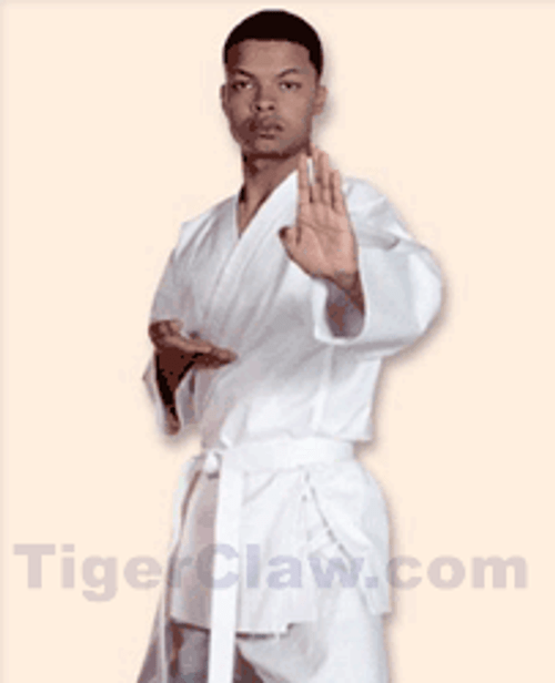 White Mediumweight Karate Uniform (100% Cotton)