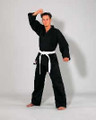 Black SEITO Lightweight 7.5oz Karate Uniform