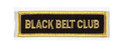 Patch BLACK BELT CLUB