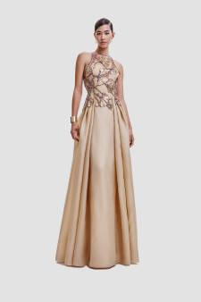 Naeem Khan Pre-Fall 2024 Evening Wear Look 11