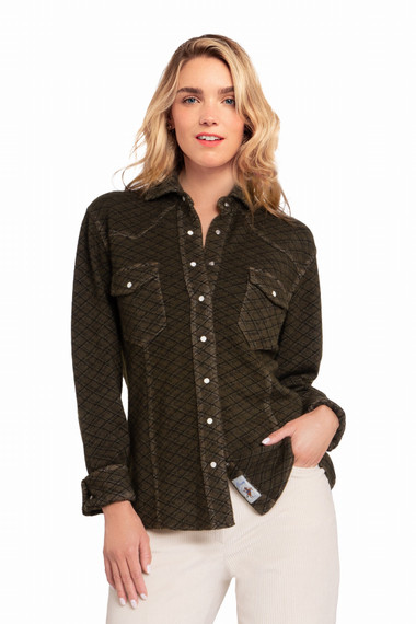 Richard Grand Women's Zigzag Cashmere Shirt