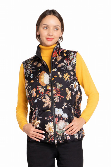 Richard Grand Women's Shellfish Print Silk Vest