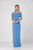 Catherine Regehr Off Shoulder Gown with Partial Petal Spray