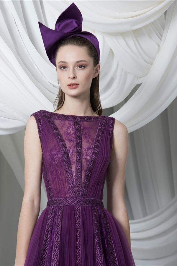 chinese dress ladies Chic Polka-dot Tulle Midi Dress – HAREM's Brides