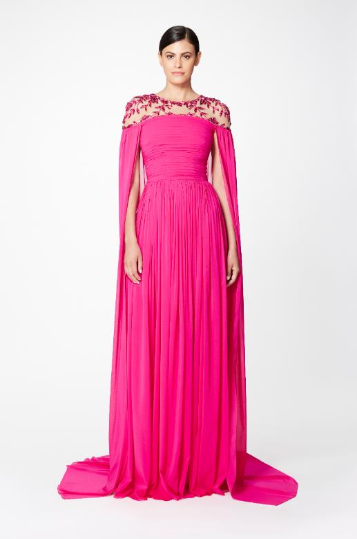 pamella roland pink dress Pamella Roland Spring 2024 Look 22